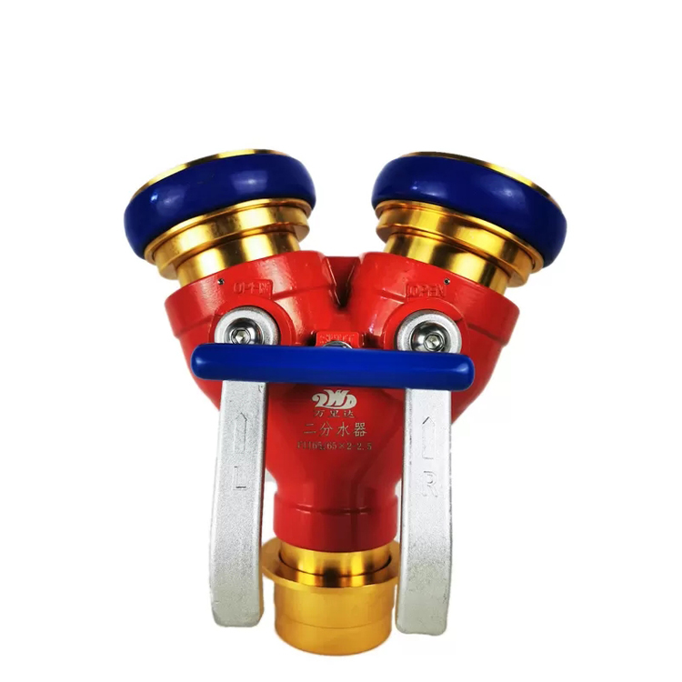消防救援大口径二分水器